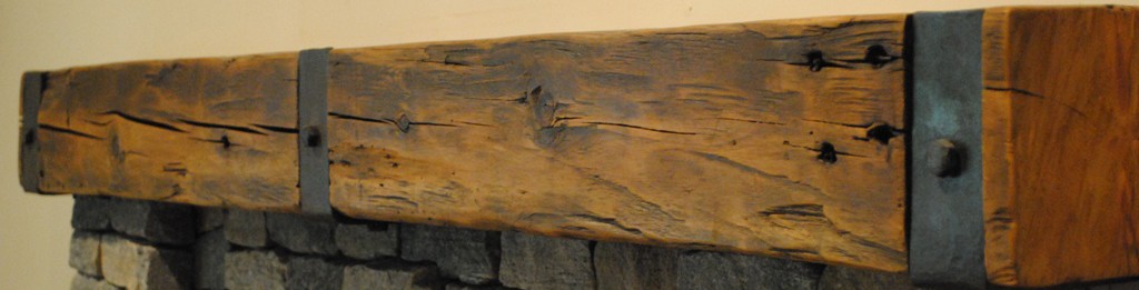 Reclaimed barn beams from 100 year old buildings of various sizes, colors and textres